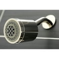 thumbnail image 3 of Kingston Brass KBX8146CML Manhattan Two-Handle Tub and Shower Faucet, Polished Nickel, 3 of 5