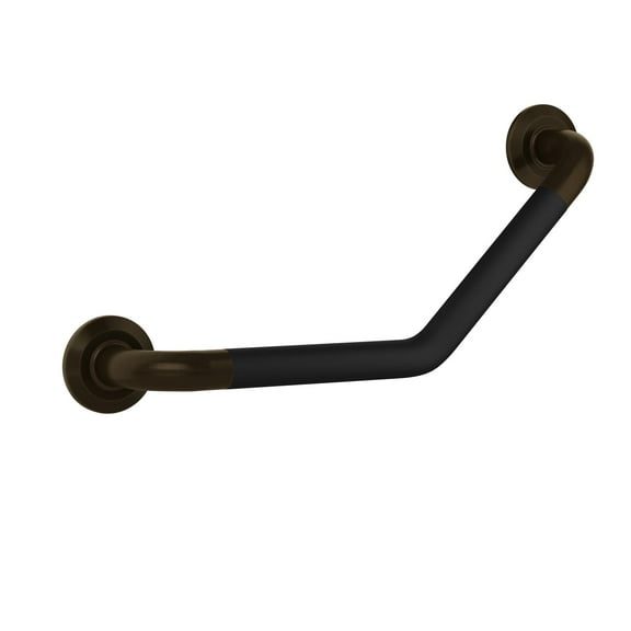 ErgoAngleBar Ergonomic Soft Grip 32mm Diameter ADA Compliant 500 lb Weight Capacity Oil Rubbed Bronze