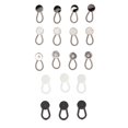 thumbnail image 4 of Rallonge de Collier, 18 Pcs Styles Multiples Rallonge de Bouton de Collier Élastique pour Hommes, 4 of 8