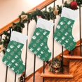 thumbnail image 3 of Ryvnso Christmas Stockings Christmas Snowmans Tree 17.7" Large Stocking Decoration 1 Pack, 3 of 7