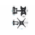 thumbnail image 4 of Base Soportes Xtellar negro De Pantalla Pared Tv 14 A 55 Pulgadas Soporta Hasta 55 Pulgadas 30kg Compatible Soporte Universal, 4 of 4