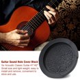 thumbnail image 3 of Bloque de cubierta de agujero de sonido de guitarra de goma negra para guitarra clásica acústica 41 ''/42'' ANGGREK Otros, 3 of 8