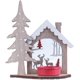thumbnail image 1 of Creativo Diy Navidad Portavelas de madera Mesa de comedor de Navidad Mesa de bar Decoración de escritorio Adornos Artículos para el hogar (1 unidad, marrón), 1 of 5