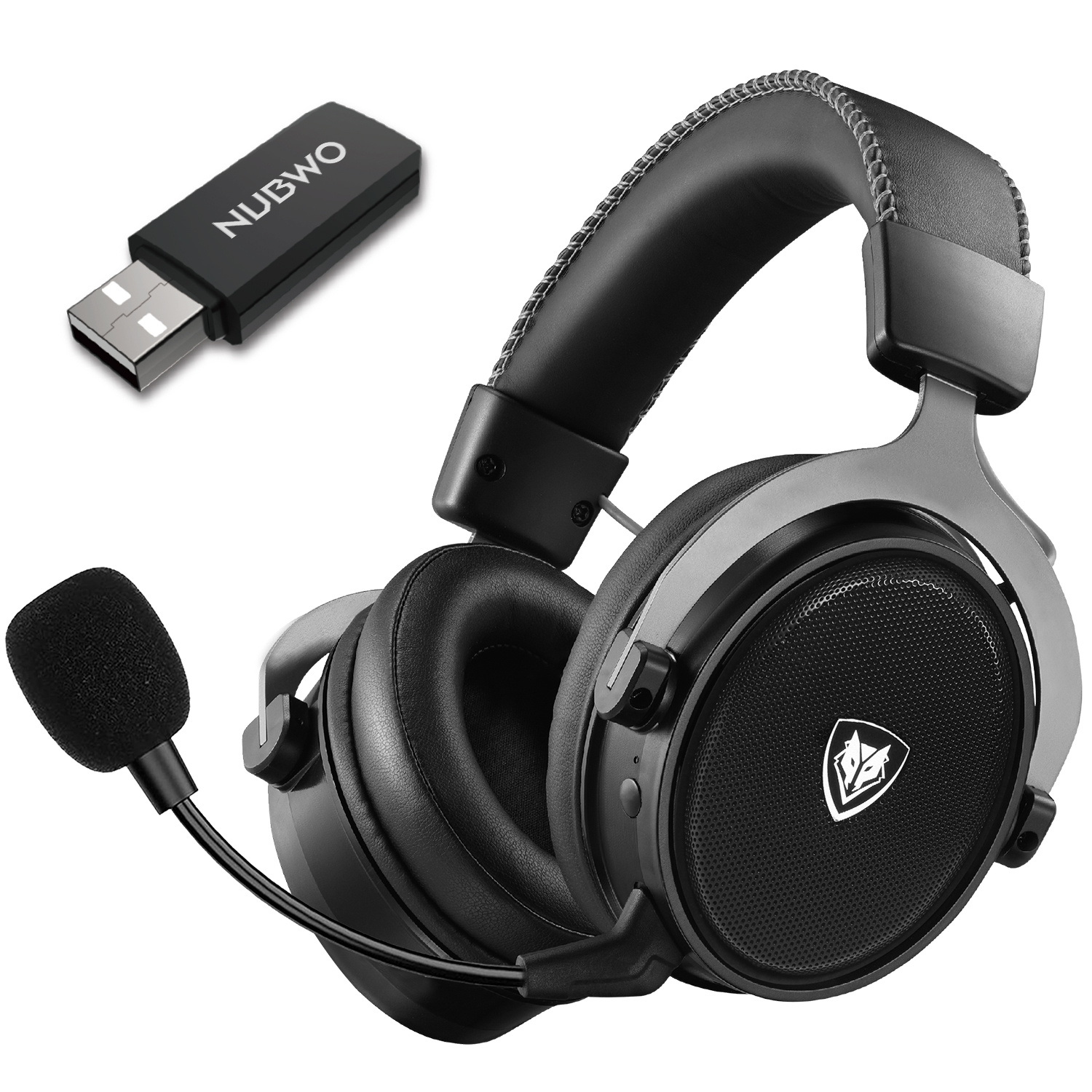NUBWO G07 Headset Wireless USB Noise Cancelling Gaming Headset 
