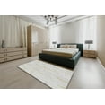 thumbnail image 5 of Ahgly Company Machine Washable Indoor Rectangle Transitional Pearl White Beige Area Rugs, 8' x 10', 5 of 7
