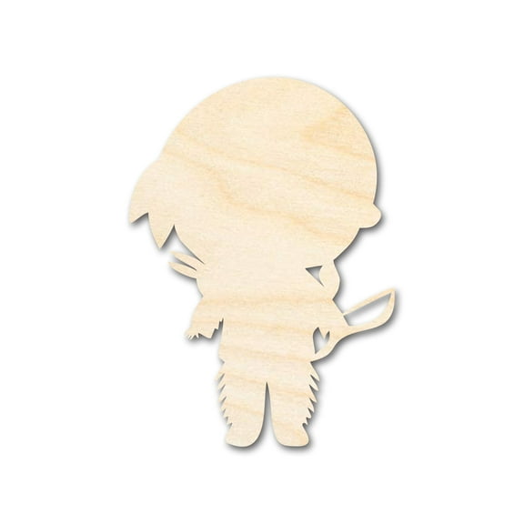 Unfinished Wood Native Boy Shape 20" / 1/2"