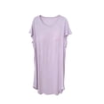 thumbnail image 2 of BUIGTTKLOP Nightgowns for Women Short Sleeve Nightdress Round Neck Sleepshirts Loose Fitted Pajamas Dresses, 2 of 6