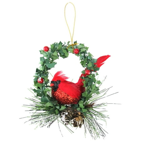 Barton Holly Bell Ornament - 5.25