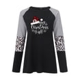 thumbnail image 4 of Puntoco Moda Mujer Cuello Redondo Manga Larga Estampado Casual Camiseta Blusa Puntoco Puntoco-2031, 4 of 5