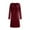 Wine, variant on Fznquz Cowl Neck Dresses for Women Velvet Red Mini Cocktail Long Sleeve Elegant Women Spring Fashion