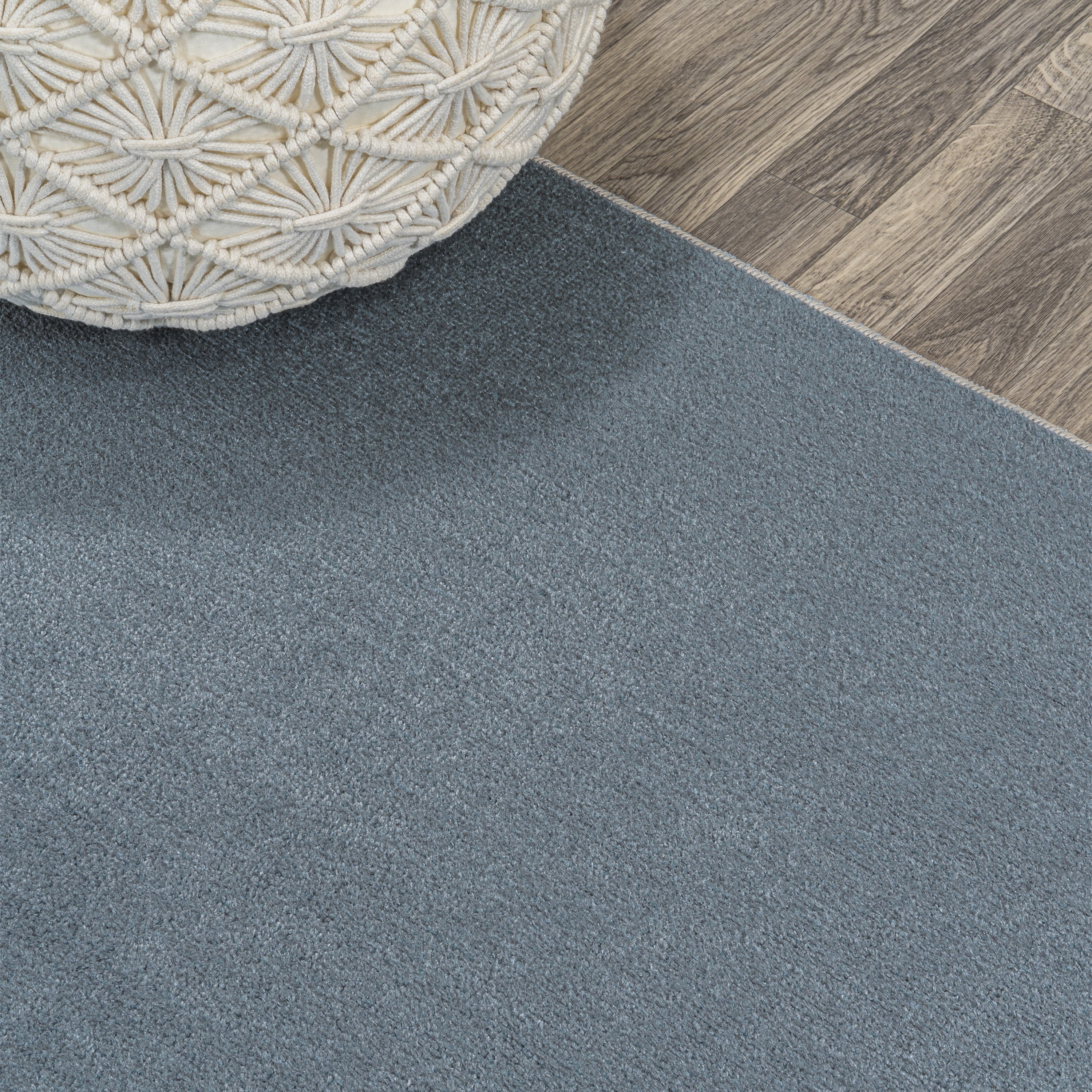JONATHAN Y WASHABLE 2 x 8 Runner Rug, Twyla - Blue, WSH300B-28