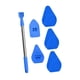 thumbnail image 5 of Cepillo limpiador de azulejos para bañera, ducha, pared, ángulo ajustable, cerdas rígidas desmontables, portátil, para bañera y cocina, 5 of 9