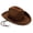 Coffee, variant on Plain Felt Cowboy & Cowgirl Hat for Men, Women, and Teens - Western Cowboy Hat for Casual St. Patricks Party