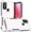White, variant on Hotpom for Moto G Pure/ G Power 2022/ G Play 2023 Commuter Series Case Slim Shockproof Design with Dual Layer Rubber Bumper for Drop Protection, Rugged Hard Cover for Men/ Women, Pink