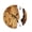 1, variant on Tibvox Vintage Wood Grains Transparent Glass Wall Clock Quiet Movement for Living Room
