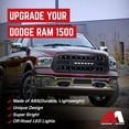 thumbnail image 3 of AMERICAN MODIFIED Armor Grille for 13-18 Dodge Ram 1500, 19-23 Ram 1500, Black, 3 of 12