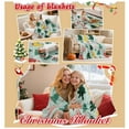 thumbnail image 7 of Christmas Flannel Throw Blanket 30x39 Inches, Soft Polar Fleece Blanket with Holiday Patterns, Compact Warm Blanket for Travel, Nap, and Personal Use During Winter Months, 7 of 7