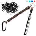 thumbnail image 3 of Lefu Wacky Worm Rig Tool&100pcs O Rings Kits for Soft Baits Lures Fishing Accessories, 3 of 4