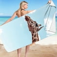 thumbnail image 1 of onlyliua ¡ ¡Ofertas Relámpago! Toalla de Playa de Microfibra, Súper Liviana, Colorida, Toalla de Baño, Manta de Playa a Prueba de Arena, Toalla Multiusos para Viajes, Piscina, 30 X 60 Pulgadas, 1 of 4