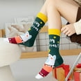 thumbnail image 3 of Aoochasliy Christmas Fuzzy Socks Deals Women Mens Xmas Gifts Casual Winter Warm Cotton Socks Knit Soft Long Socks, 3 of 5