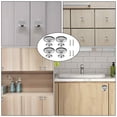 thumbnail image 3 of Paquete de 4 pomos de cocina, pomos de puerta plateados con tornillos, pomos pequeños de aleación de aluminio para cajones, pomos de gabinete, pomo de manija redonda para gabinete, armario, cajón,, 3 of 7