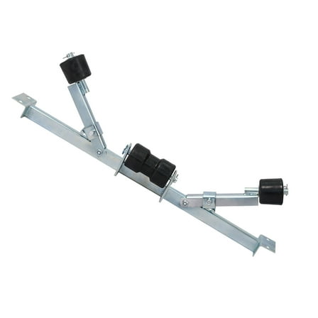 CQSXDA Heavy-Duty Boat Trailer Bottom Support Bracket with Rubber Keel Rollers 44"  Capacity 2204lbs for All Boats