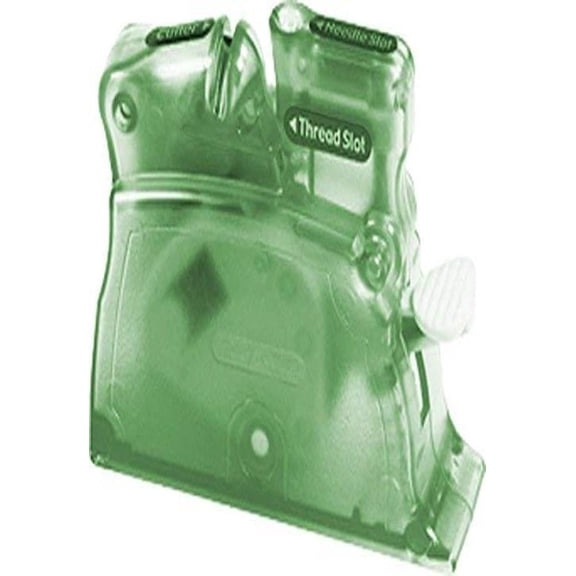 Clover Desk Needle Threader-Green