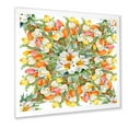 thumbnail image 2 of Designart 'Blooming Orange and White Tulips I' Traditional Framed Art Print, 2 of 4