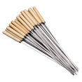 thumbnail image 3 of JFBUJC 20/50/100pcs Bbq Forks Stainless Steel Bbq Flat Forks Kitchen Barbecue Skewers Tools, 3 of 3