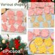 thumbnail image 4 of Christmas Cookie Cutter Set, 8 Pcs Plastic Christmas Cookie Stamp Biscuit Stamps Xmas Cookie Cutter for Baking, Christmas Decorations Cartoon Fun Biscuit Moulds, 4 of 5