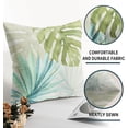 thumbnail image 5 of Tropical Pillow Covers 20x20 Set of 2 Summer Blue Green Palm Monstera Leaf Outdoor Decorative Throw Pillows Farmhouse Botanical Pillowcases Linen Cushion Case Decor for Home Sofa Couch Bed, 5 of 6