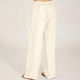 thumbnail image 3 of Pantalones anchos de lino con cintura alta y cordón para mujer: pantalones elásticos tipo palazzo para yoga, ideales para llevar con ropa informal, 3 of 7