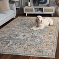 thumbnail image 3 of Safavieh Samarkand Rishika Oriental Area Rug, Light Blue/Sage, 6' x 9', 3 of 11