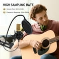 thumbnail image 6 of ZINGYOU USB Condenser Microphone, Plug and Play Computer Microphone Kit with Upgraded Boom Pop Filter Wide Sound Field, Studio Quality-Gold, 6 of 7