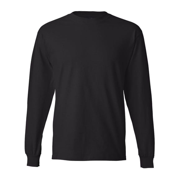 Hanes-6.1 Oz. Long-Sleeve Beefy-T-5186