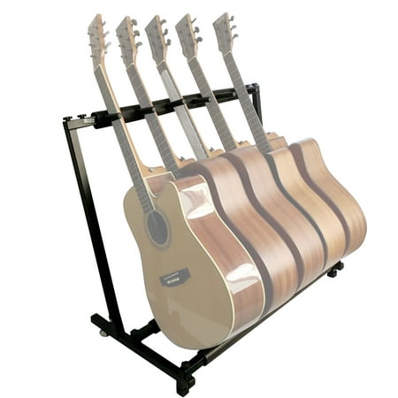 Support de guitare multi réglable 3 supports support de trépied de plancher  d'instrument à cordes pour basse de guitare électrique acoustique 
