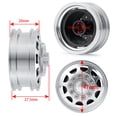 thumbnail image 3 of bedienty Long Service Life Rear Wheel Rim For 1/14 RC Car Style Durable Wheel Hub Truck Silver, 3 of 6