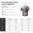 thumbnail image 5 of Balery Lilacs Teapot Scenic Painting Camisa Casual de Manga Corta con Botones para Hombre, Texturizada, Estilo Cubano, para Playa, Verano-X-Large, 5 of 5