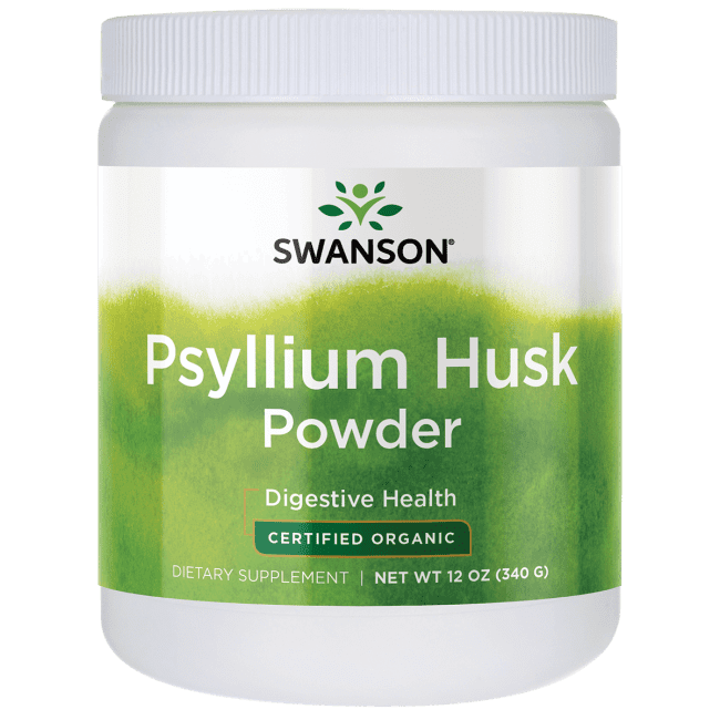 Swanson Psyllium Husk Powder Certified Organic 12 oz Powder Walmart