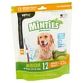 VetIQ Minties Medium Dental Dog Treats for 20 to 39 Pound Dogs