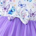 thumbnail image 4 of FYDUU Robe en Tulle pour Tout-Petites Filles, Robes pour Bébé Décontractées à Manches Courtes, Col Rond, Robe d'Été pour Nourrisson pour Fête, Tenue de Jeu Confortable, Robes Midi Trapèze pour 6-9 Mois, 4 of 6