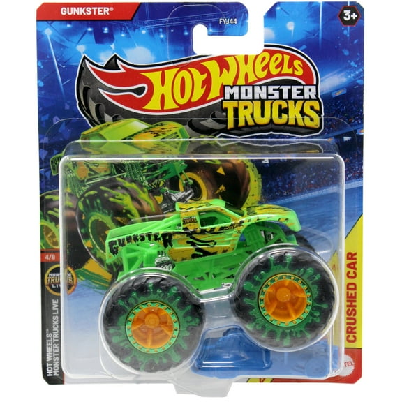 Hot Wheels Monster Trucks LIVE Gunkster Diecast Car
