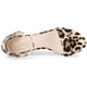 thumbnail image 5 of Sandalias Tacón Grueso Allegra K Punta Abierta Correa De Tobillo Leopardo Blanco 39 EU, 5 of 7