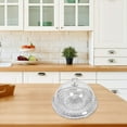thumbnail image 6 of Cake Plate Cookie Tray Food Platter with Dustproof PET Lid for Kitchen Fruit Shop and Appetizer Service, 6 of 9