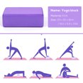 thumbnail image 4 of 5 Pcs Yoga Equipment Set Include Yoga Ball Yoga Blocks Stretching Strap Resistance Loop Band Exercise Band, 4 of 8