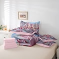 thumbnail image 6 of Homewish Xmas Nutcracker 7-Piece King Bedding Set - Pink White Christmas, 6 of 8