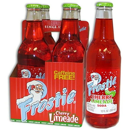 Frostie Soda 12 ounce Glass Bottles (Cherry Limeade, 4)