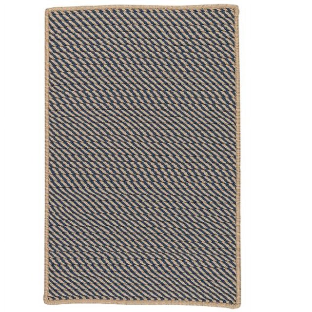 Colonial Mills Tapis IM53R060X096S 5 x 8 Pieds Pointe Prim Tapis Tressé Bleu