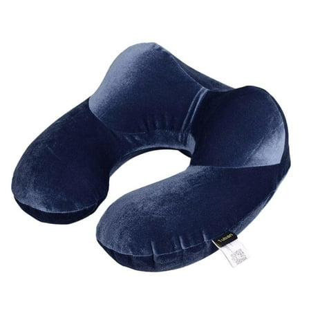 U-Shape Travel Pillow for Airplane Inflatable Neck Pillow Travel Accessories 4 Colors Comfortable Pillows for Sleep Home Textile
