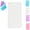 White, variant on Erasable Badge Sticky Notes – Reusable Silicone Notepad for Nurses & Doctors, Write with Ballpoint Pen, Wipe with Alcohol(1PCS)